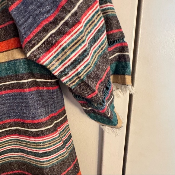 dRA Los Angeles X Anthropologie Mexican inspired striped off shoulder top - Picture 5 of 5